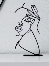 Skulptur Frauenfigur | Moderne Wohnzimmer Deko | Designobjekt | Dekofigur Paar