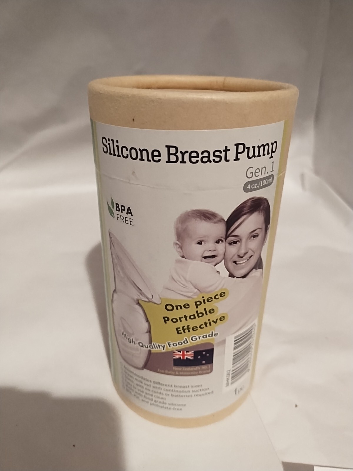 HAAKAA GEN 1 SILICONE BREAST PUMP 4 OZ / 100 ML NEW