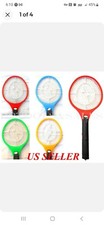 Cordless Rechargeable Bug Zapper Mosquito Insect Electric Fly Swatter Racket Bat