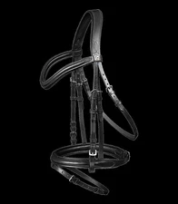 X-Line English Bridle In Leather And Padded Leather Complete With Reins