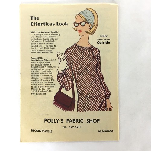 Vintage McCall's August Fashion Digest and Fabric News 1966 Polly’s Fabric Shop - Picture 2 of 7