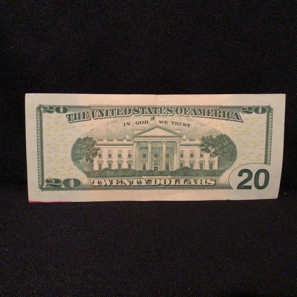 6 of a kind LUCKY 1s FANCY SERIAL NUMBER $20 DOLLAR BILL 11811115 (2017A) - Image 4 of 4