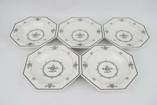Castleton Independence Bowl 8 In Deep Plates Ironstone Set of 5 Octagon Japan