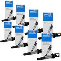 8X Delphi GN10572-12B1 ZüNdspule FüR BMW E60/61 F10/11 F12/13 X5 X6 12137575010