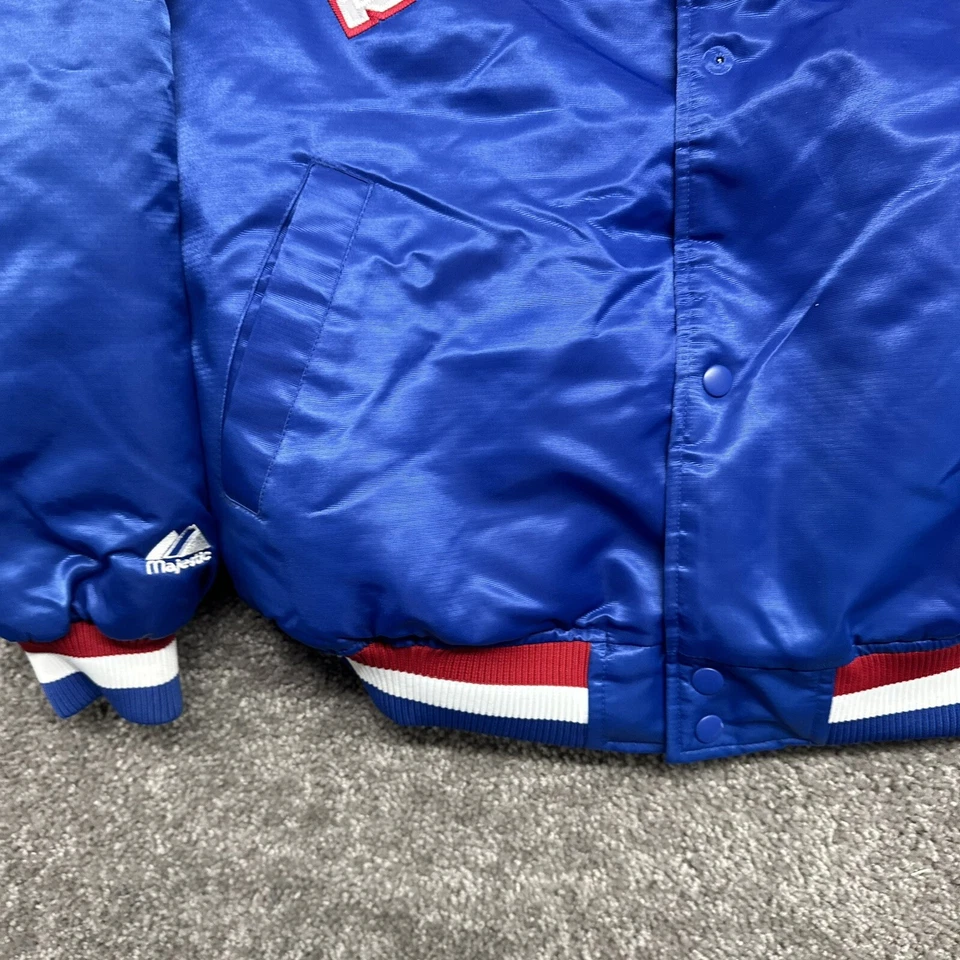 Chaqueta de bombardero vintage Hardwood Classics Philadelphia 76ers NBA muestra grande 1949 Foto 3 de 4