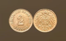 2 Pfennig 1913 J Deutsches Reich Wilhelm II