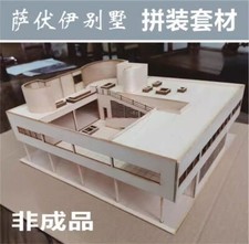 1/75 1/50 3D Wooden DIY Model Building Kits Villa Assembly Kits Set Gifts Model