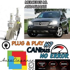 KIT LED H7 CANBUS F&uuml;r MERCEDES ML W164 Mit LED 8000 LUMEN Fernlicht