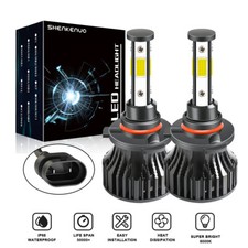 4-Sides 9005 LED Headlight Super Bright Bulbs Kit 330000LM HIGH/LOW Beam 6000K
