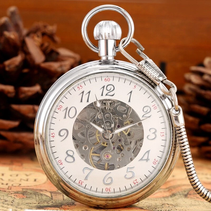 Automatic pocket best sale watch