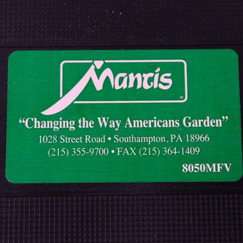 Welcome to the World of Mantis: Changing the way Americans Garden VHS, 1994 - Picture 4 of 4