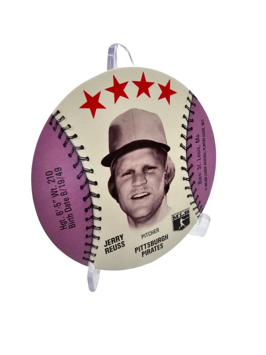 Jerry Reuss 1977 Zip'z Ice Cream Vintage Baseball Disc