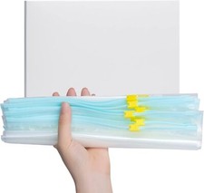 Food Storage Freezer Bags, 20 PCS Slider Ziplock Bags Reusable Sandwich Food Ba