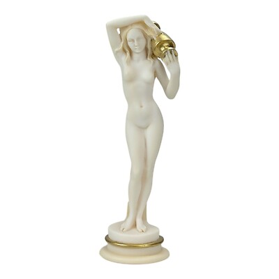 Antiker griechischer weiblicher Kern trägt Hydria Wasserglas Statue Skulptur ...