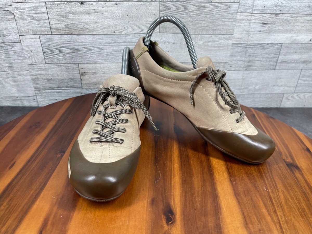 【CAMPER】Woman Sneakers Brown Camper Sneakers Women 8M Peu Shoes Brown Leather Comfort