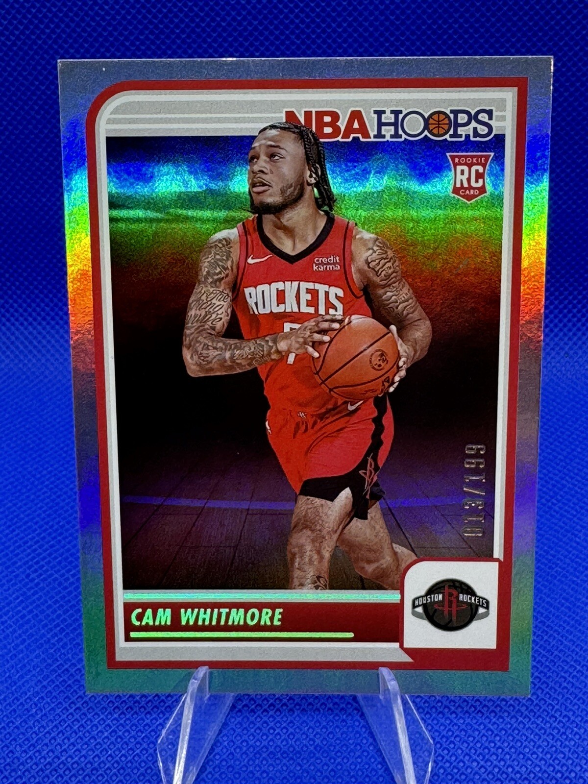 Cam Whitmore 2023-24 Panini NBA Hoops L #265 Silver Rookie RC Rockets /199