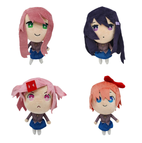 new Doki Literature Club Plus Yuri Plush   Plushie Doll DDLC PC Steam - Afbeelding 1 van 11