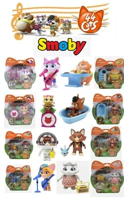 smoby - 44 gatti personaggio da 7 cm con accessori vari soggetti