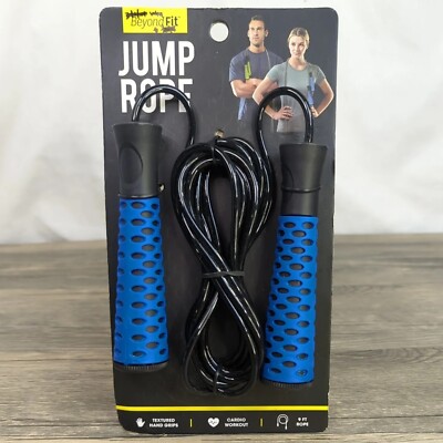NEW Jump Ship Rope Textured Hand Grips 9 Feet Long Traditional Cardio Fitness