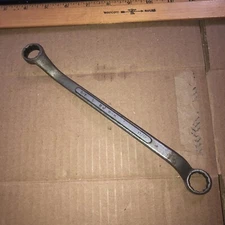 S-K Hand Tools 33020 5/8" x 11/16" Deep Offset Box End Wrench 12-Pt USA Marked !