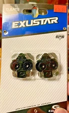 Exustar Bicycle Shoe Cleats - E-C01F - Shimano SPD Style