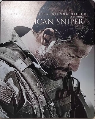 AMERICAN SNIPER   COOPER   EASTWOOD - STEELBOOK - ITA - ENG   BLU-RAY