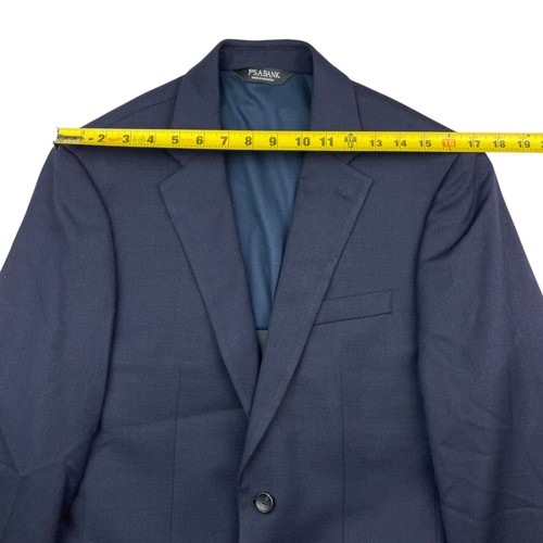 Jos A Bank Men’s Travel Tech 2-Button Slim Fit Blazer Navy Blue • 38R - Picture 11 of 13