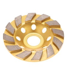 1PC 100mm Disque Diamant à Meuler Béton Poncer Ponceuse Meuleuse pour Meuleuse