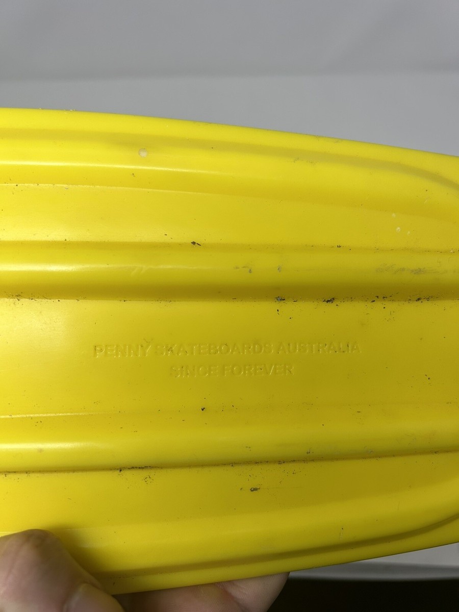 Vintage Yellow Penny Nickel Board Australia since Forever Penny