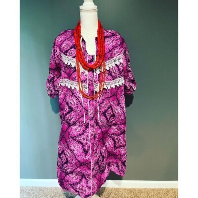 African print grand super maxi dress with embroidered