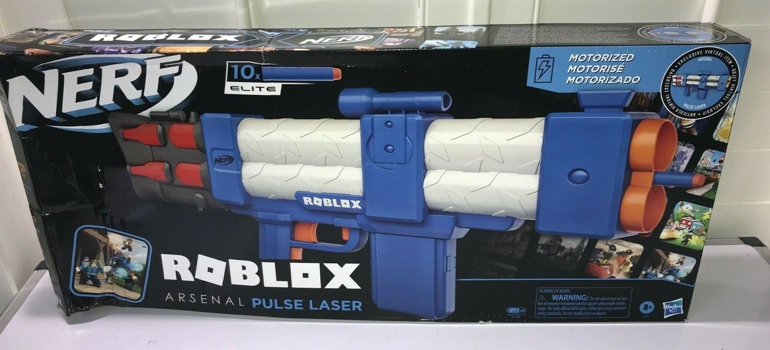 Hasbro Nerf Roblox Arsenal Pulse Laser With In Game Digital Code