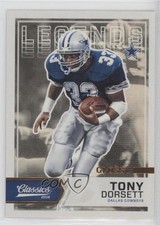 2016 Panini Classics Legends Glossy Tony Dorsett #135 HOF 1v3