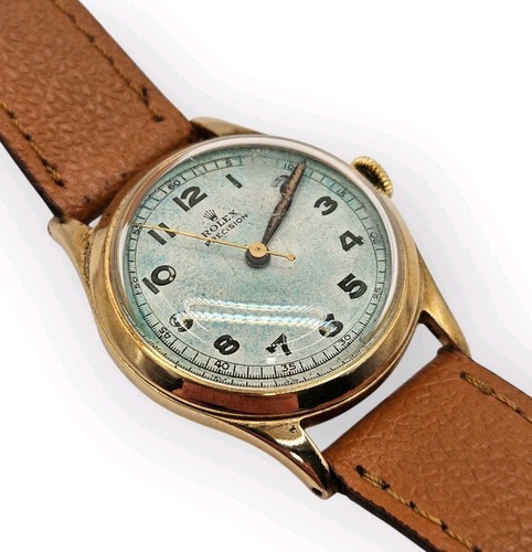 9ct Gold Rolex Precision Ref. 12325 Dennison Case Super Balance Movt. c.1947 - Picture 2 of 8