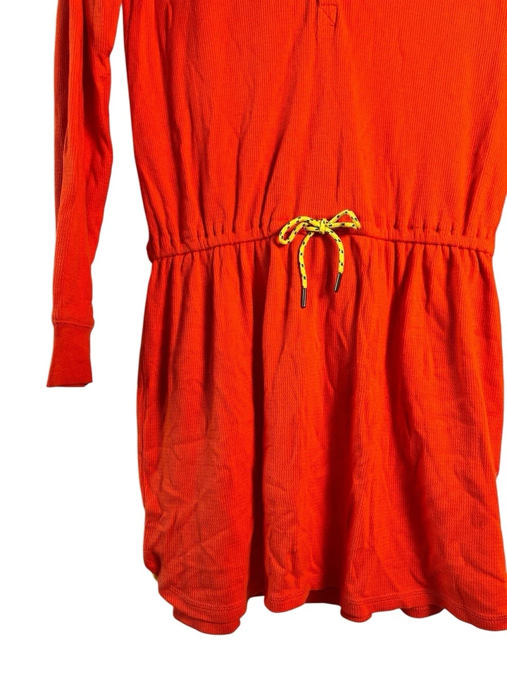 Vestido con Capucha Polo Ralph Lauren Niña Naranja Tricot Mezcla Algodón Grande (12-14) Foto 4 de 4