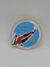 22nd Open International South East Koi Show Pin Badge - Showa