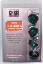 Chris Products Mini Reflectors Red 4/Pk CH4R