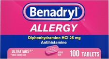 Antihistamine Allergy Relief Tablets 100 ct 