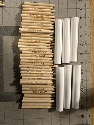 70+ Sticks King Palm Bamboo Packing Tool  + 6 Free Tubes SHIPS FREE NOW
