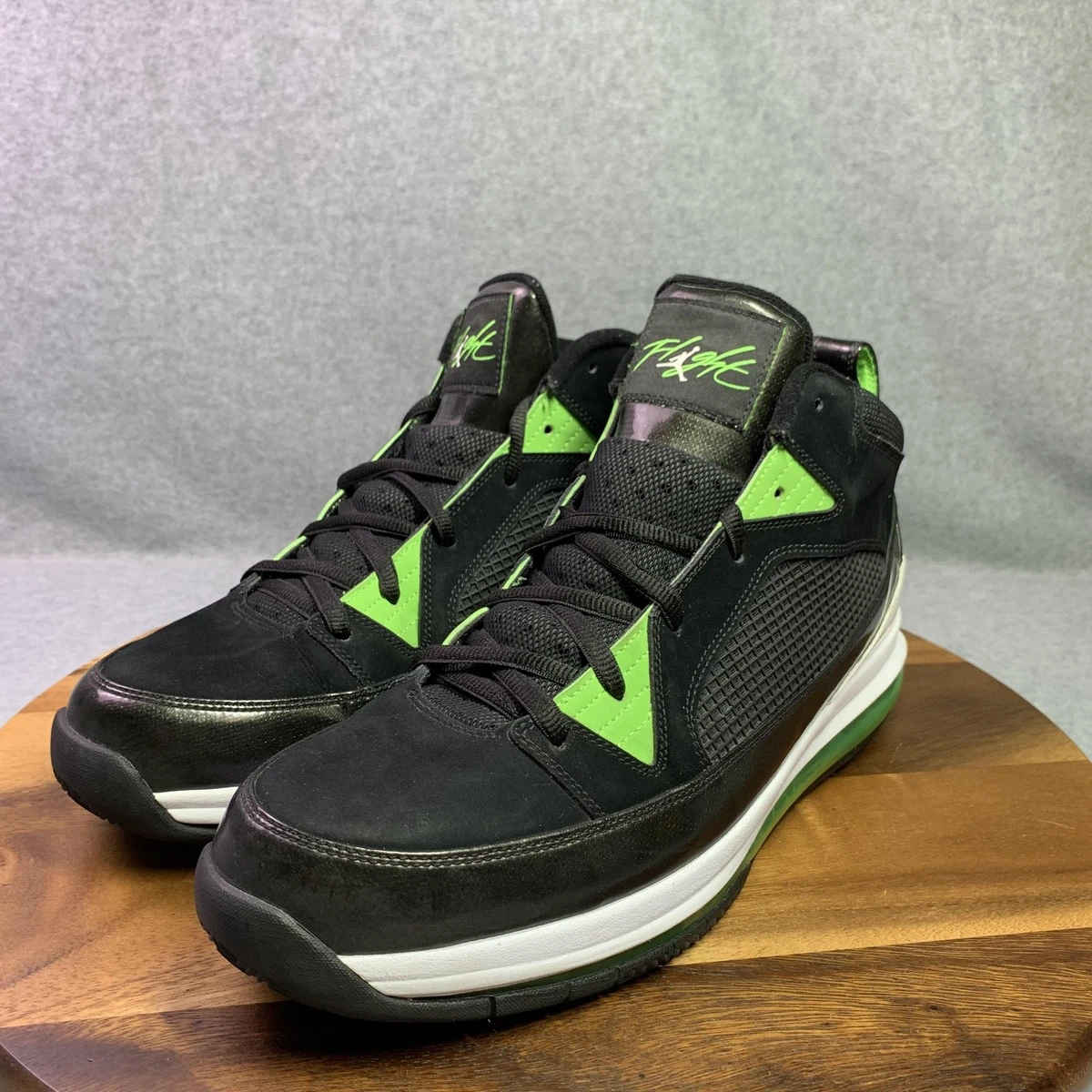 Jordan Flight 9 Max RST Black Action Green for Sale  display picture 2