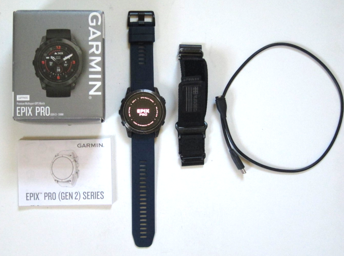 Garmin epix Pro (Gen 2) Sapphire Edition GPS Watch - Carbon Gray 