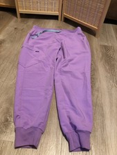 FIGS Scrubs Pants Bottoms Jogger PO 3160 Medium M Zamora Lilac Dawn M212