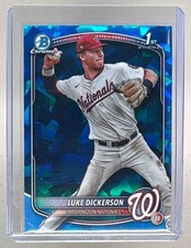 Luke Dickerson 2025 Bowman Chrome Sapphire #BCP-218 Rookie 1st RC