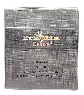 Italia Oil Free Matte Finish Natural Look Two Way Powder SPF 8   WARM BEIGE #807