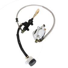 For Go Kart Rear Hydraulic Brake Assembly Caliper Master Cylinder USA