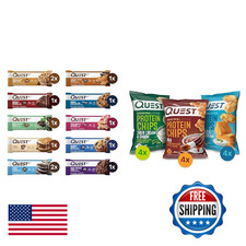 Quest Nutrition Ultimate Variety Protein Bars  Chips, Low Carb, Keto, 12 Count