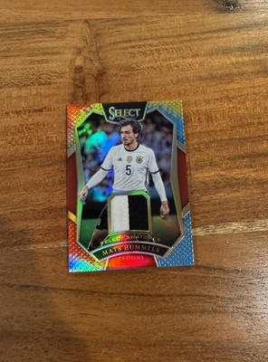 Mats Hummels 2016-17 Panini Select Tie Dye Prizm Game Used Kit Patch /30 NRMT+
