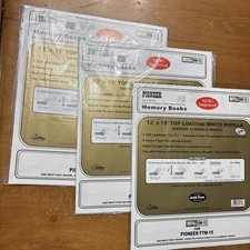 PIONEER 12x15 Top Loading White Refills Page Protectors RW-15/FTM-15 LOT OF 3 5 