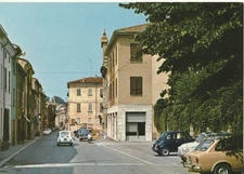 206/ SC. 1  - PONTE DELL'OLIO  (PIACENZA) - VIA VITTORIO VENETO CON AUTO