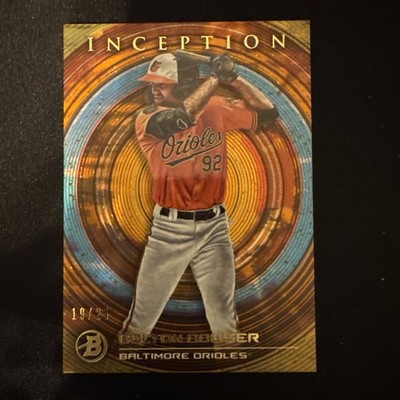 2022 BOWMAN INCEPTION COLTON COWSER #36 PROSPECT ORANGE #/25 COLOR MATCH O'S