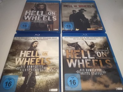 Hell on Wheels | Staffel 1-4 | 13 Blu Rays | Blu Ray